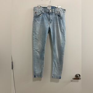 🍁Hudson Light Wash Rolled Ankle Jeans